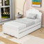 Lit plateforme en bois avec lit gigogne-462368134-462368132