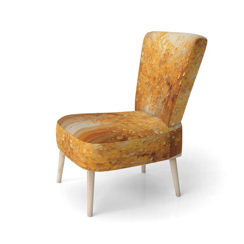 Amber Glow III - Chaise d'appoint rembourrée moderne