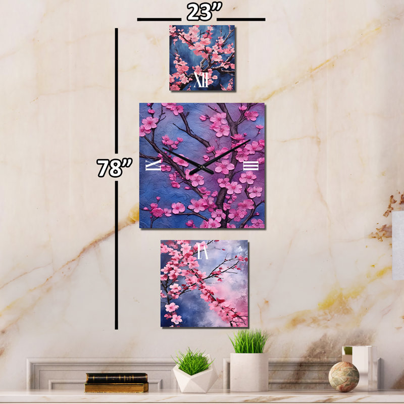 Crystalynn Metal Wall Clock