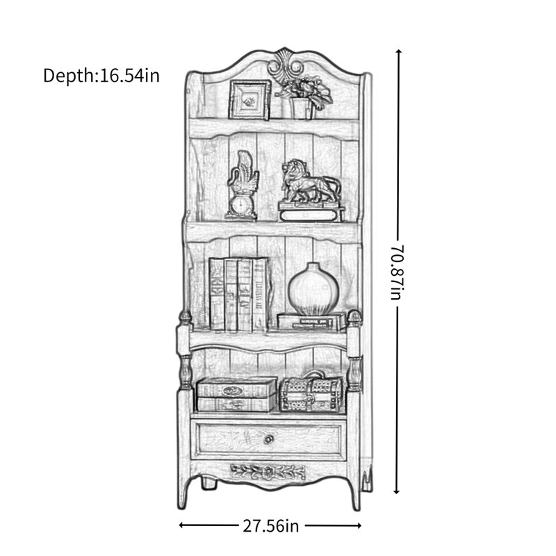 American-style Simple Multi-layer Display Cabinet