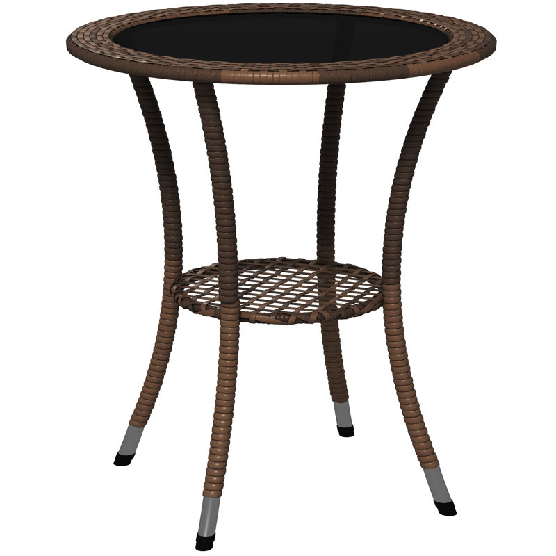 Table de salle à manger d'extérieur 25,2 po Reinolf