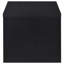 Ensemble de tables basses Living Room à plateau relevable en placage de bois véritable noir, 2 pièces rectangulaires avec tiroirs