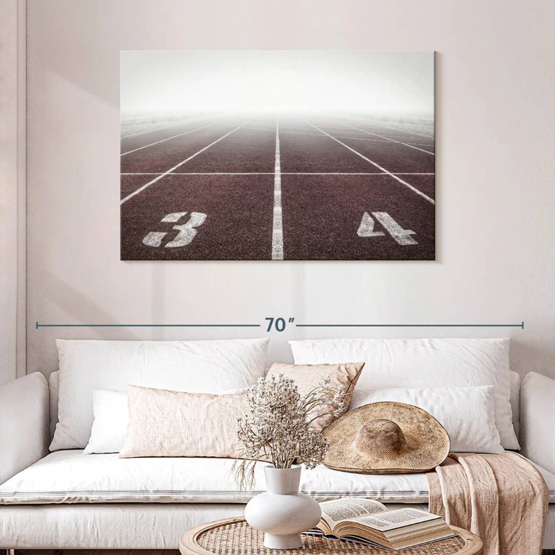 Sireci Race Track, 30" H x 45" W