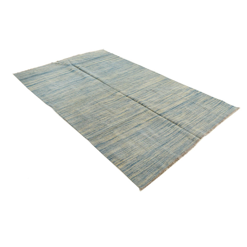 Tapis bleu 4 x 6 Parrett