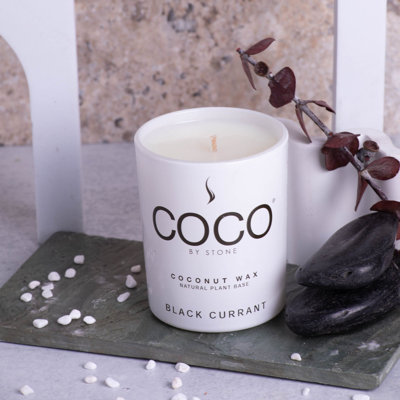 Black Currant Natural Coconut Apricot Wax Candle
