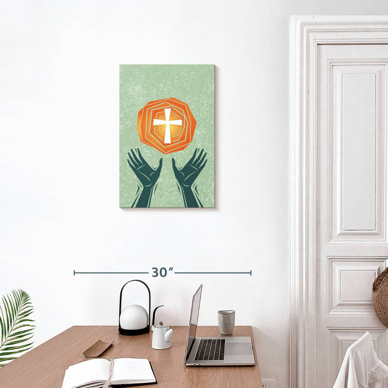 Praise And Prayer, 24" H x 16" W