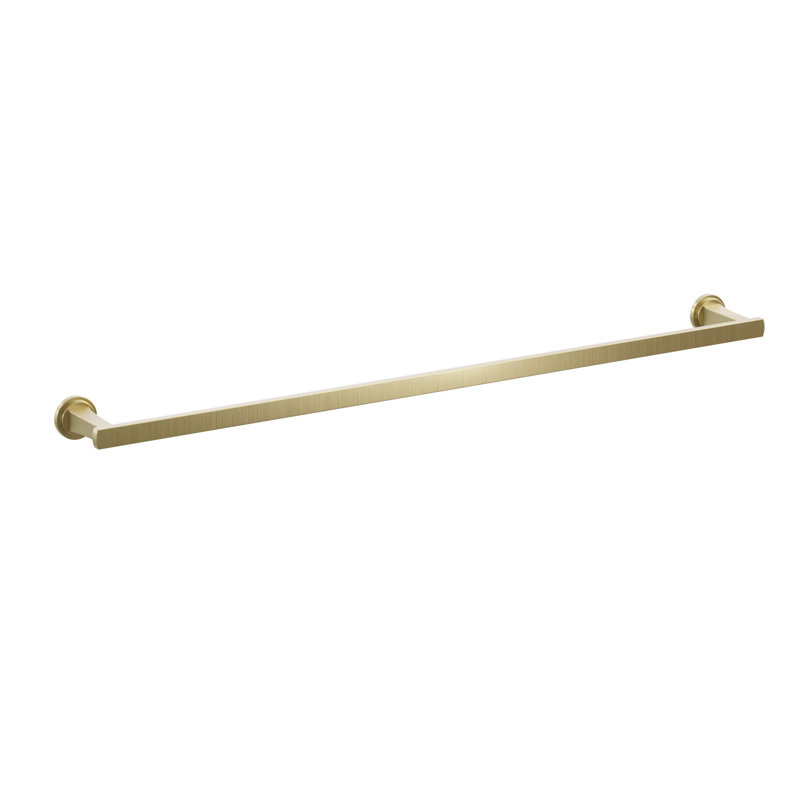 Porte-serviettes Emtek, H 1,75 po x L 31,34 po x P 3,125 po, Laiton satiné
