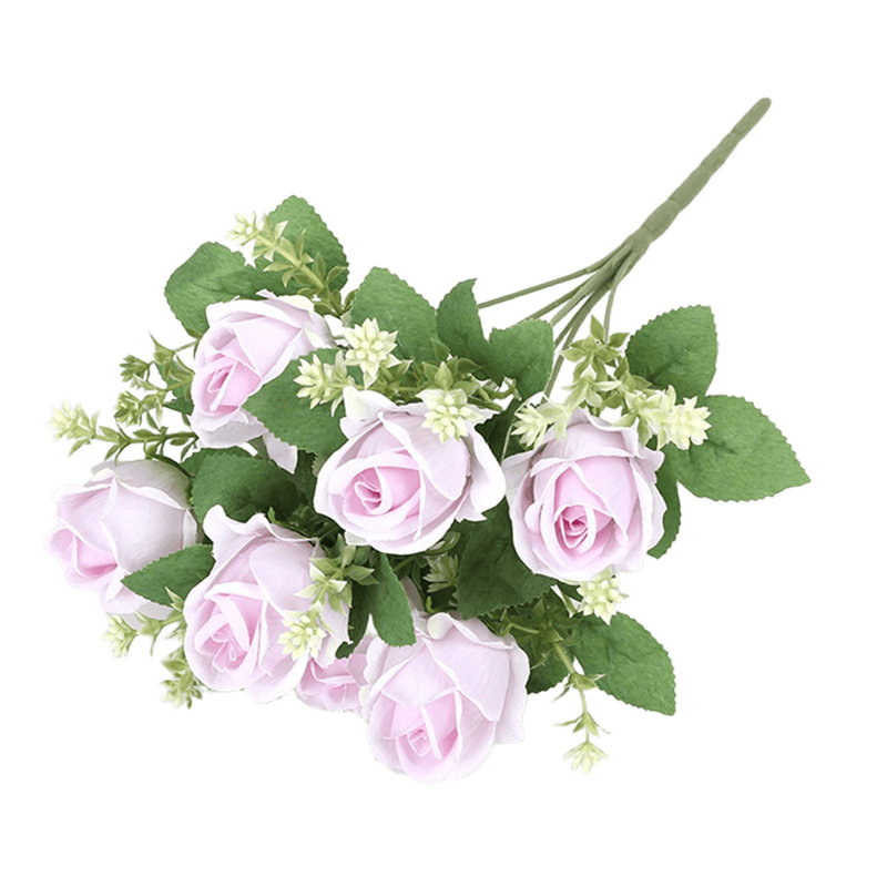  Faux fleurs artificielles pour la décoration de la maison Bouquet de fleurs de la maison, Mauve