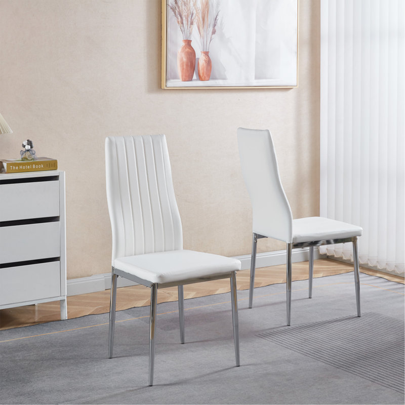 Ensemble de 4 chaises, Blanc