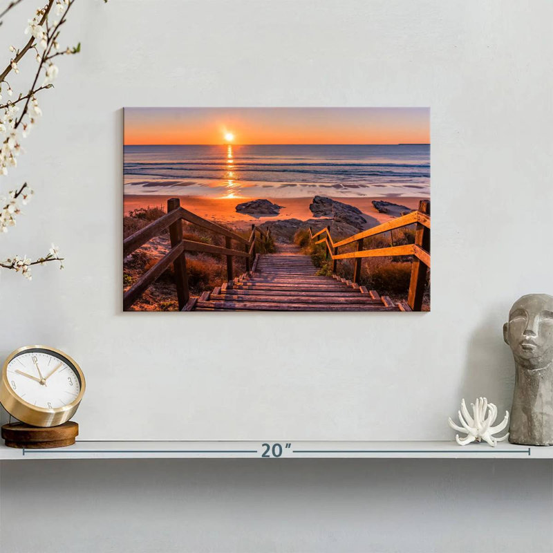 Gillard Stairs To Gillard Sunset, 8" H x 12" W