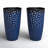 23.75"H Set Of 2 Oversized Eco-Friendly PP And Stone Honeycomb Textured Tall Plastic Planter-593483615