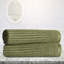 Ruvins Cotton Highly Absorbent Solid and Checkered Border Bath Sheet Set-1032231215