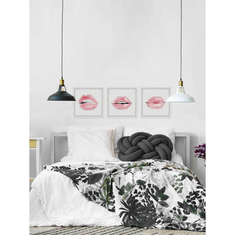 " Flawless " by Marmont Hill 3 - Pieces Painting Print, 12" H x 12" W