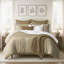 Ensemble de housse de couette et 2 taies décoratives Rustic Oat-120831088