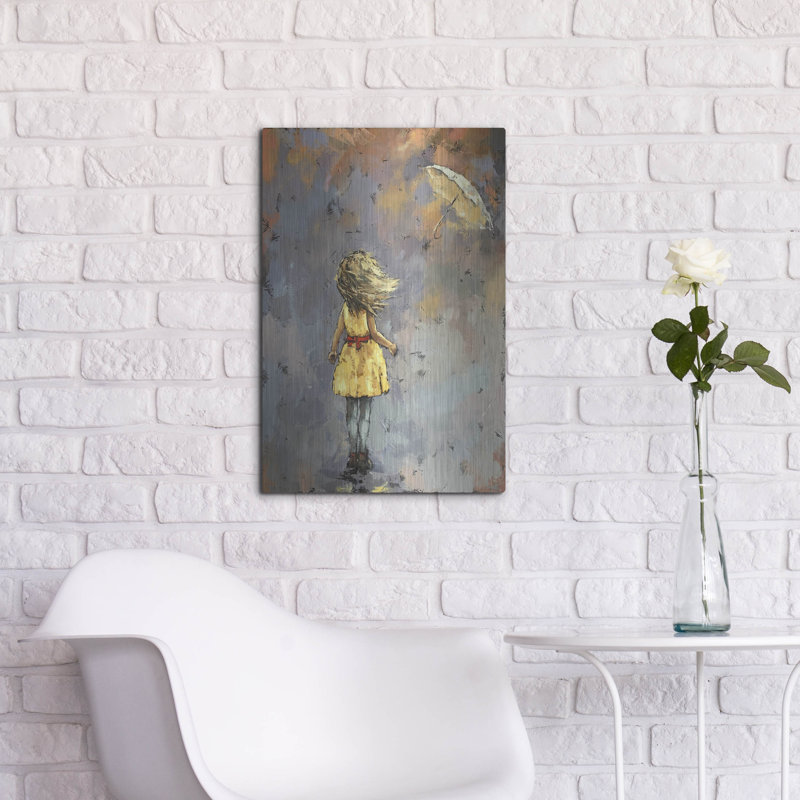 Art mural en métal luxueux «Dorothy» par Alexander Gunin, 16 po x 24 po, H 24 po x l 16 po