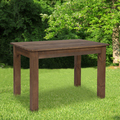 Rectangular Solid Pine Farm Dining Table