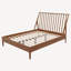 Lit plateforme en bois de bambou massif avec tête de lit, lattes de bois et support en métal-1262008783-1262008782