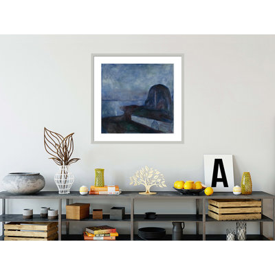 «Starry Night» par Edvard Munch - impression giclée encadrée