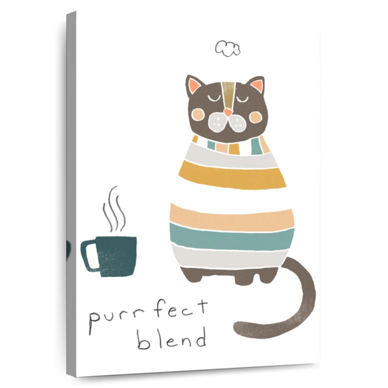Brampt Coffee Cats I, 45" H x 30" W