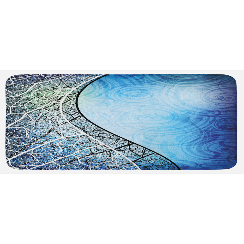 Tapis de cuisine abstrait