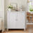 White Double Door Storage Cabinet