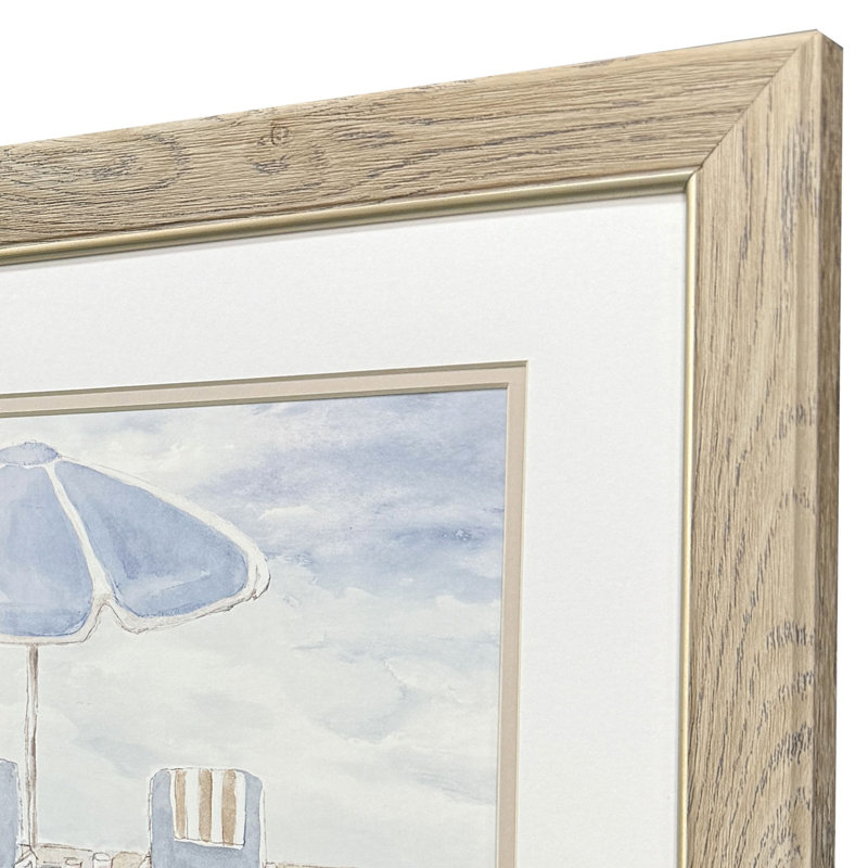 Peaceful Poolside Framed Art
