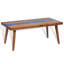 Table basse Table de bout Table d'appoint Mobilier de salon en résine de teck