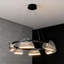 Lustre à intensité variable 6 lumières avec lumière DEL Modern