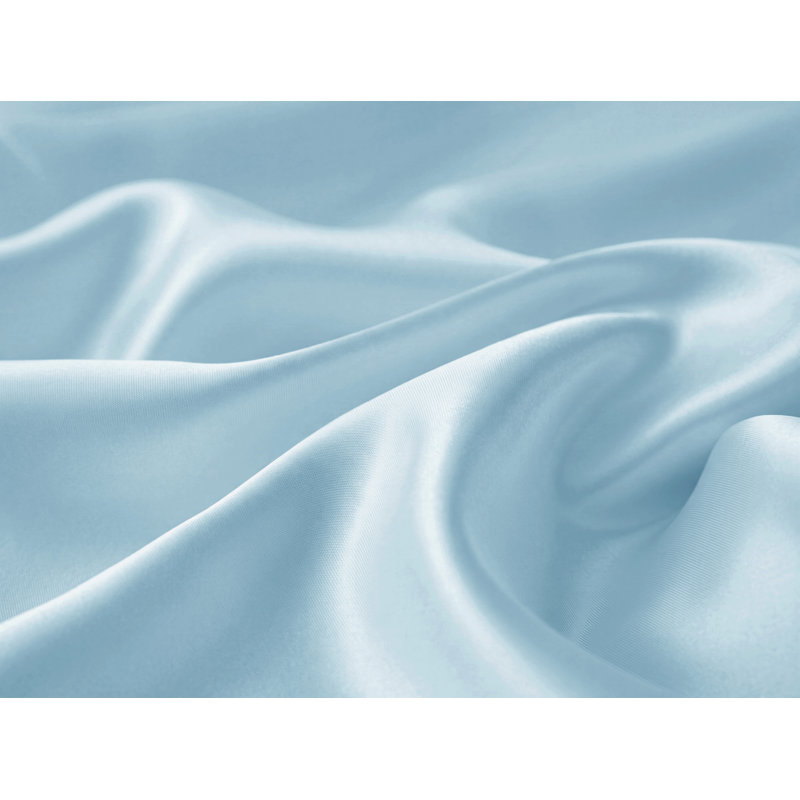 Ensemble de 2 taies d'oreiller en satin, 300 fils au pouce, GentleSoft ™, Taie d'oreiller standard,     Aqua