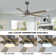 Bascio 5 - Blade LED Standard Ceiling Fan with Remote Control and Light Kit Included