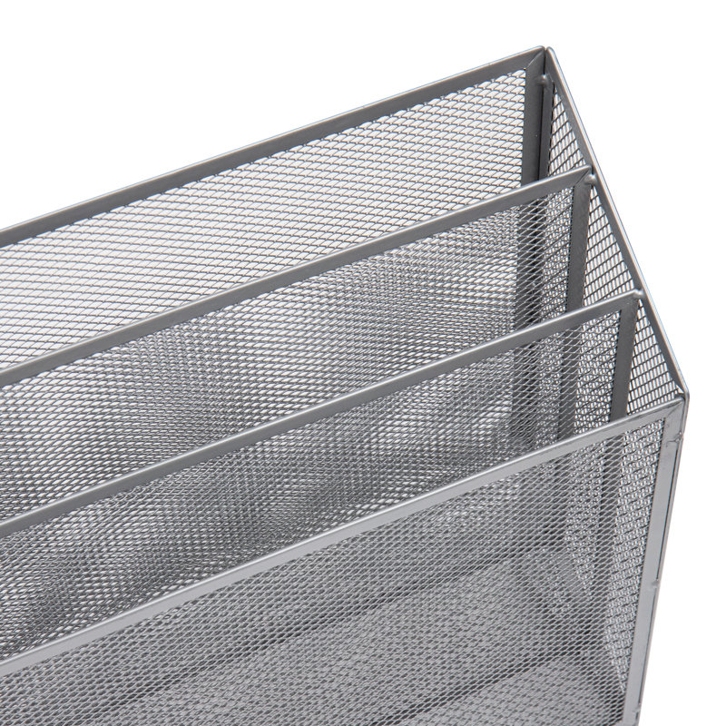 Organisateur de papier de la collection réseau, Argent
