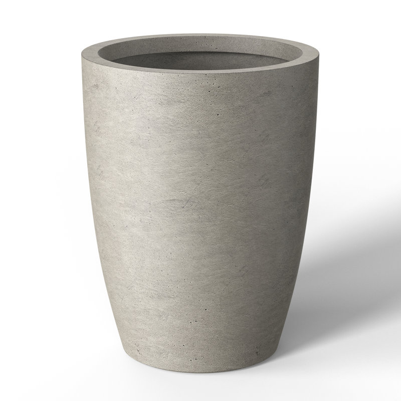 Drumagorgan Handmade Pot Planter, Pale Yellow, 18.5" H x 14" W x 14" D