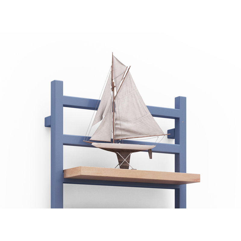 Oak Solid Wood Bracket Shelf, Beech
