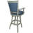 Wala Swivel Upholstered Counter Stool with Solid Wood Frame-185809646