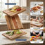 Planche à découper en bois d'acacia de qualité supérieure avec rainure à jus - Grande planche à découper et à servir dans la cuisine