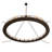 Gizelle 24 - Light Steel Dimmable Chandelier