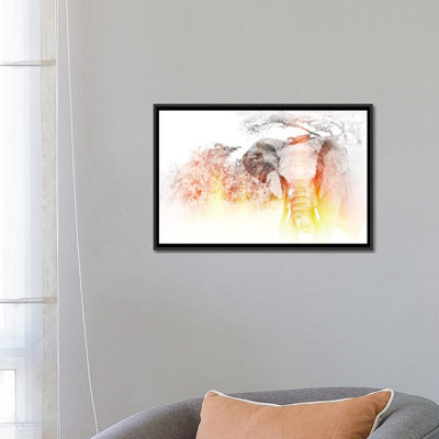 «Golden Elephant», reproduction sur toile