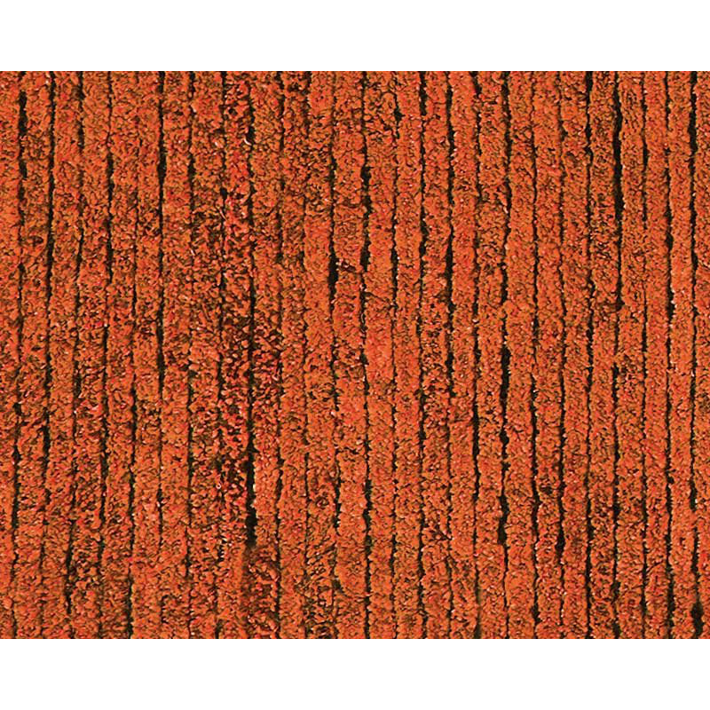 Hidden Path Striped Area Rug in Black/Orange, Rectangle 2' x 3'