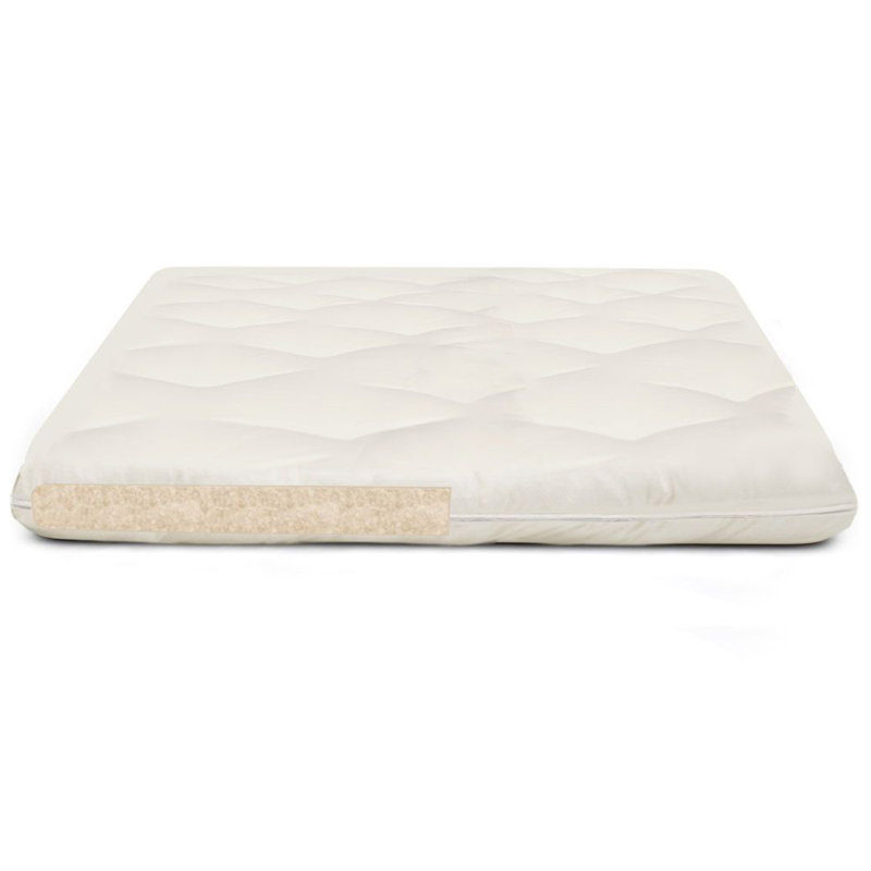 Wool Mattress Topper, Twin, 2"