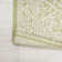 Moten Medallion Textured Weave Green/Cream Indoor/Outdoor Rug