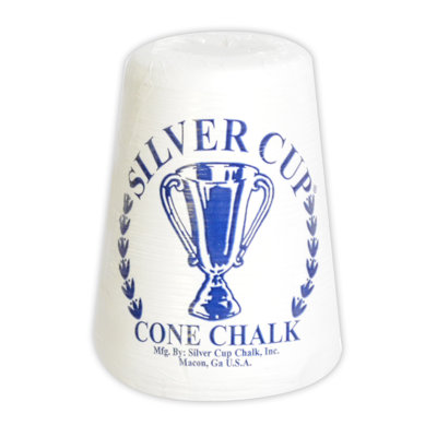 Silver Cup Cone Talc Chalk Each