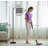Arc Floor Lamp Black White Geometric Triangle Stripes Floor Lamps with Remote LED Lights Adjustable Lamp Shades Tall Standing Lamps for Reading Office Living Room