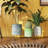 Laurent Round Metal Modern Indoor Pot Planters Set