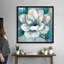 Art mural bleu sarcelle Magnolia II-304354958-384551209-304354953