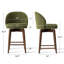 Tabouret de comptoir pivotant rembourré-1019391445