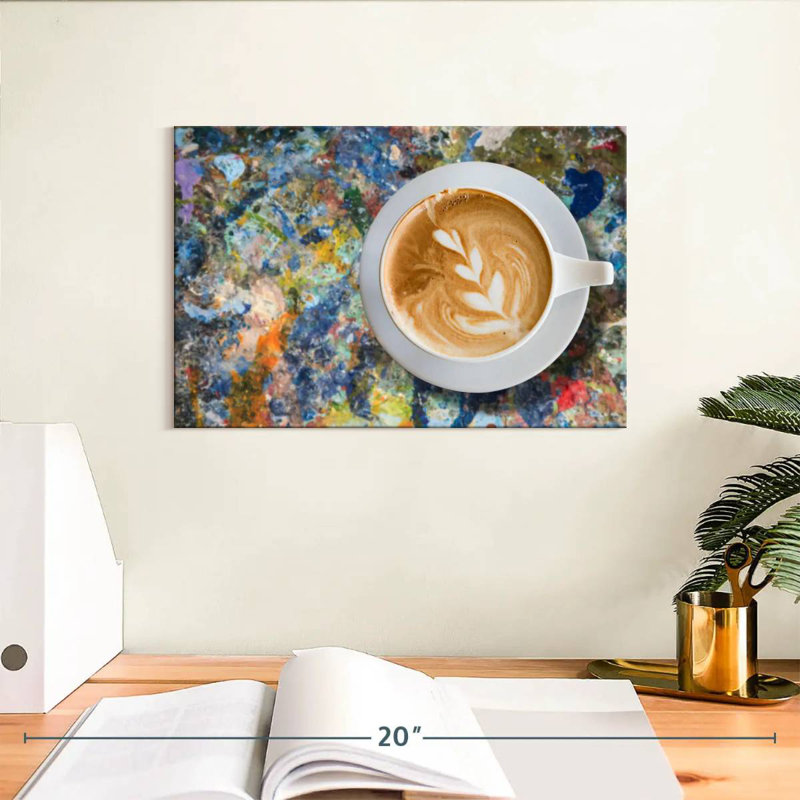 Yarlin Creative Latte Coffee, 8" H x 12" W