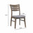 Upholstered Solid Wood Ladder-Back Dining Chair-886749364