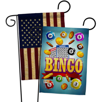 Double Sided 18.5'' H x 13'' W Polyester Garden Flag
