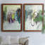 Déplacement sur I - ensemble de 2 peintures sur toile encadrées-609460410-609460412