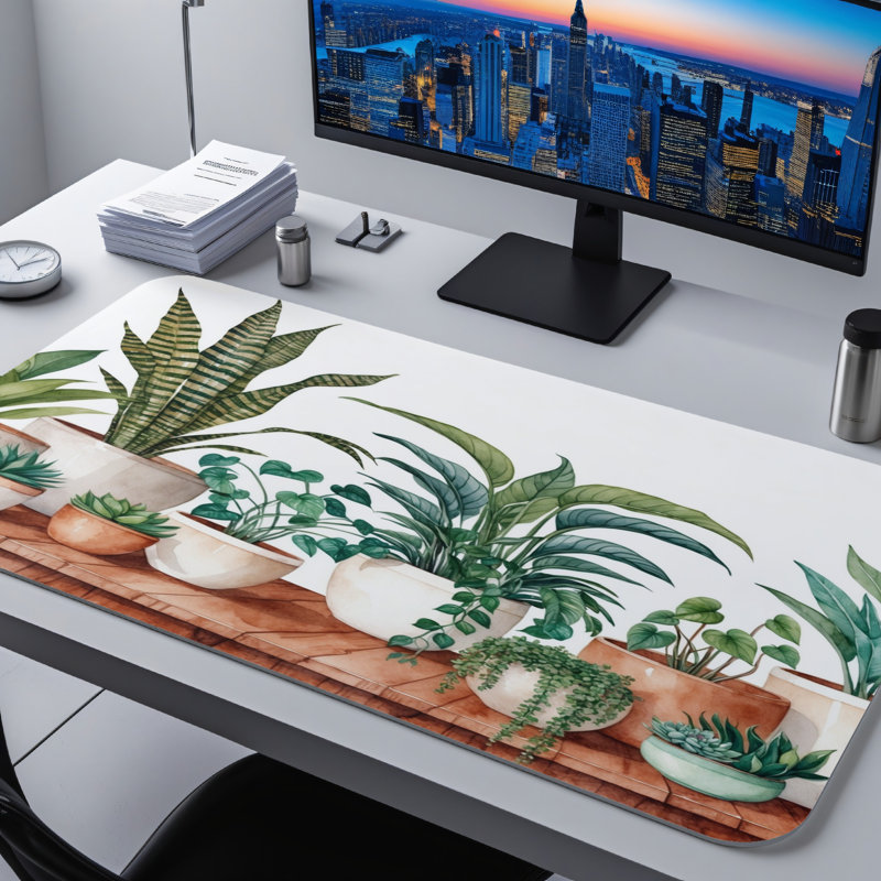 Polyester Desk Pad, 23.6x13.8